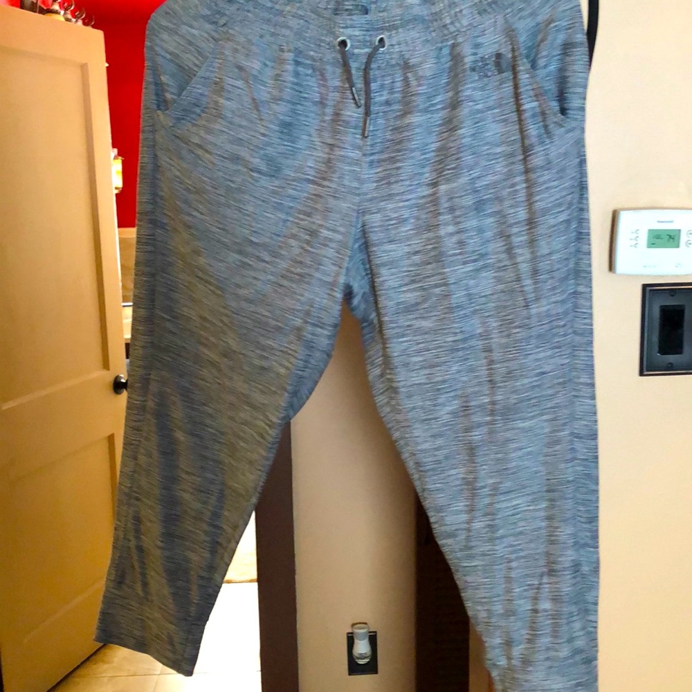 Gray yoga pants